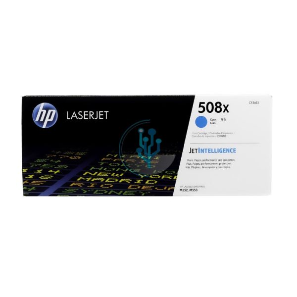 Toner HP CF361X (508x) M553dh / M577dn Cyan 9,500 Paginas