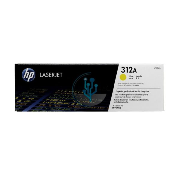 Toner HP CF382A (312A) LaserJet M476 Amarillo 2,700 Páginas