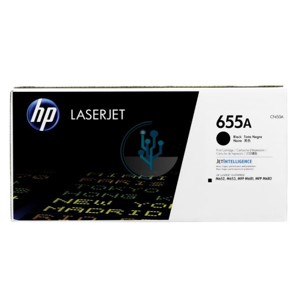 Toner HP CF450A (655A) Negro M652, M681 12,500 Páginas