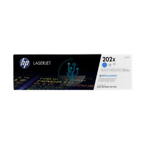 Toner HP CF501X (202x) Cyan M254DW / M281FDW 2,500 Paginas