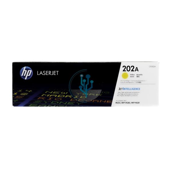 Toner HP CF502A (202A) Yellow M254DW / M281FDW 1,300 Paginas