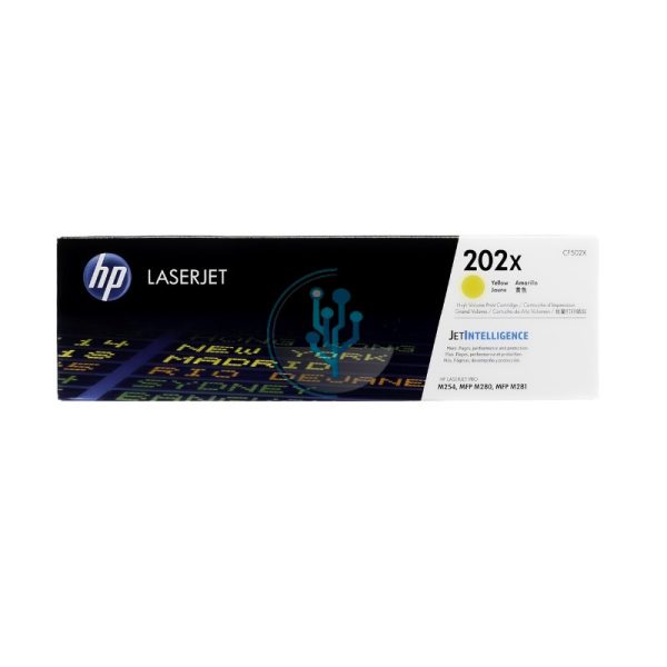 Toner HP CF502X (202x) Yellow M254DW / M281FDW 2,500 Paginas