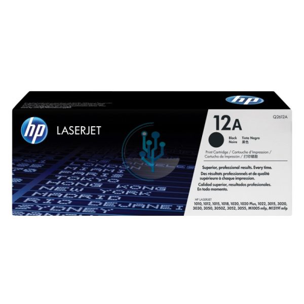 Toner HP Q2612A (12A) LaserJet 1020, 1022, 3015 2,000 Páginas