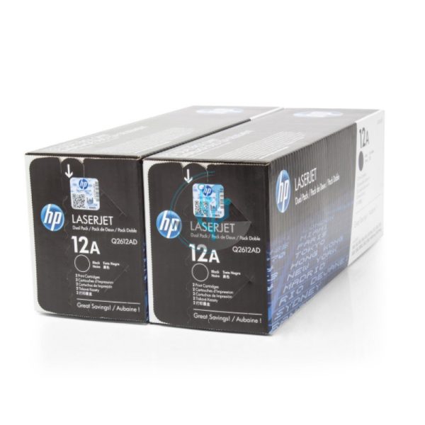 Toner HP Q2612AD (12AD) (pack 2 Q2612A) LaserJet 1020 2,000 Páginas