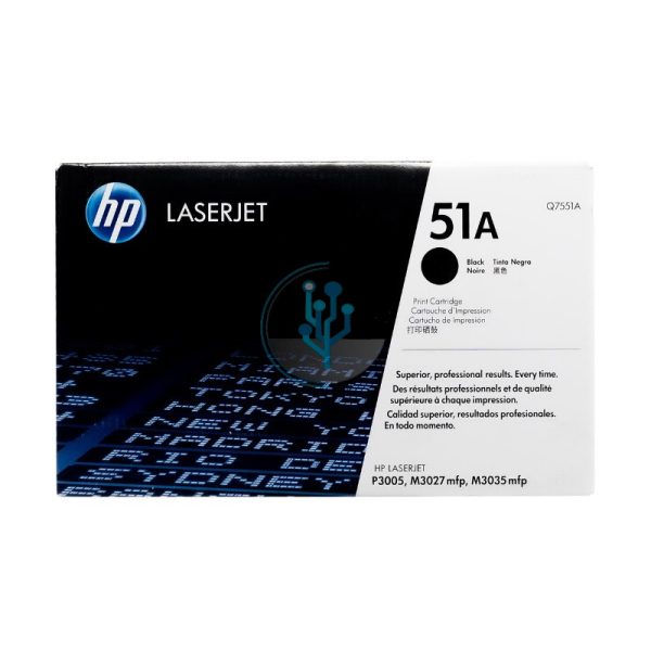 Toner HP Q7551A (51A) LaserJet P3005 Negro 6,500 Páginas