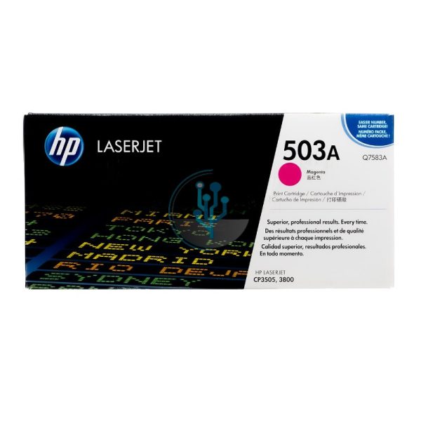 Toner HP Q7583A (503a) LaserJet 3800 Magenta 6,000 Páginas