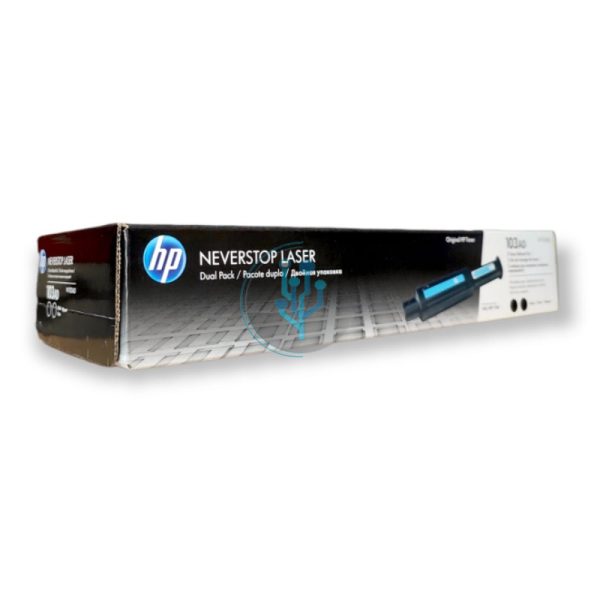 Toner HP W1103AD (103ad) n.s.l 1000 Black (Pack x2) Compatibilidad con Neverstop Laser 1000a, 1001nw, 1020, 1200, 1202