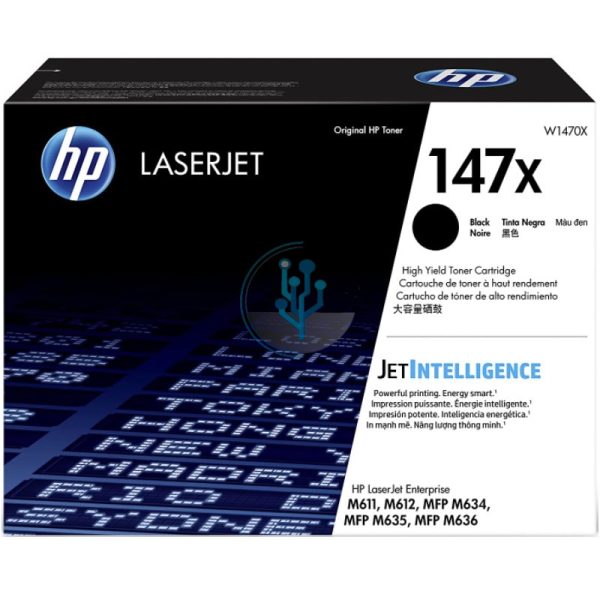 Toner HP W1470X (147X) Negro M610 / M634 / M636 25,200 Paginas