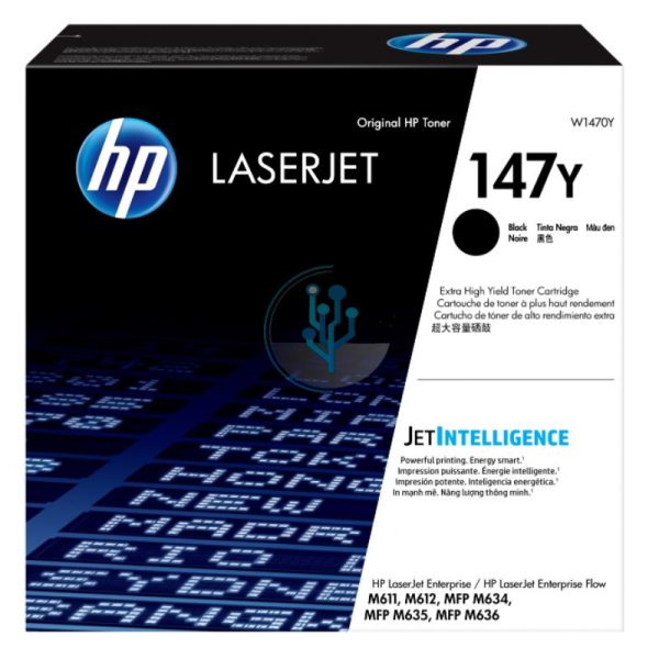Toner HP W1470Y (147Y) Negro M610 / M634 / M636 42,000 Paginas
