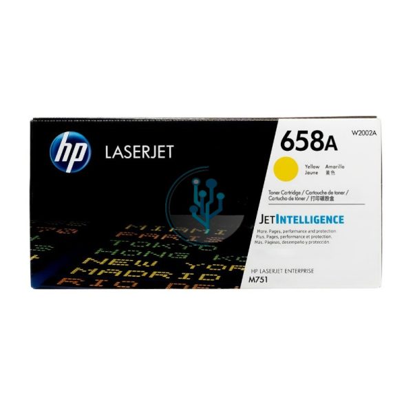 Toner HP W2002A (658A) LaserJet m751 Yellow 6,000 Páginas