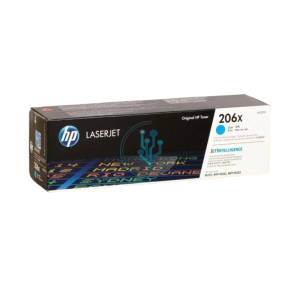 Toner HP W2111X (206x) M255, M283fdw Cyan 2,450 Paginas