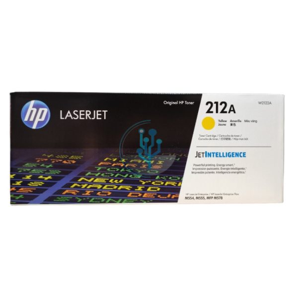 Toner HP W2122A (212a) M554DN / M555DN Yellow 4,500 Paginas