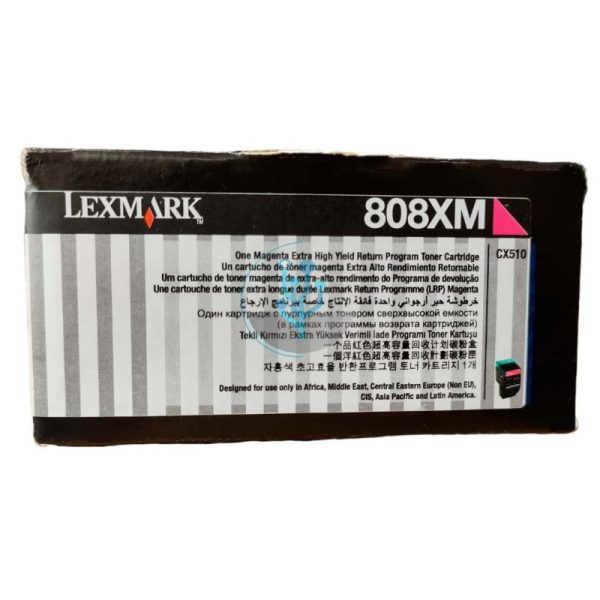 Toner Lexmark 80C8XM0 Magenta CX510 4,000 Paginas