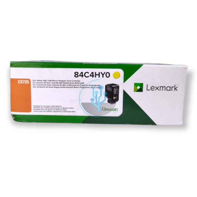 Toner Lexmark 84C4HY0 CX725dhe Yellow 16,000 Paginas