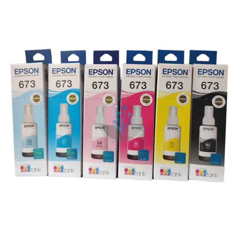 Kit de Tintas Epson 673 (6 colores) L805, L850, L1800