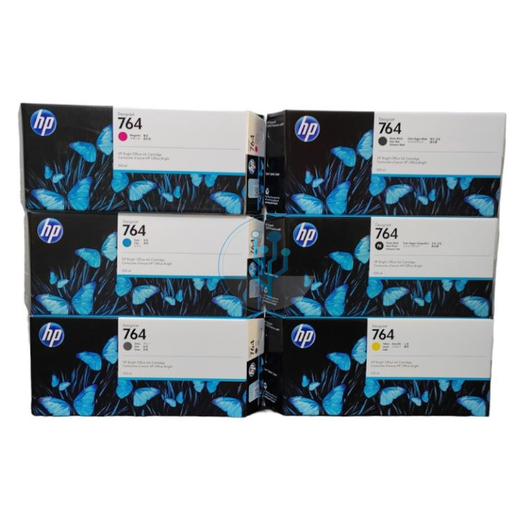 Kit De Tintas HP 764 300ml 6 Colores, HP DesignJet T3500