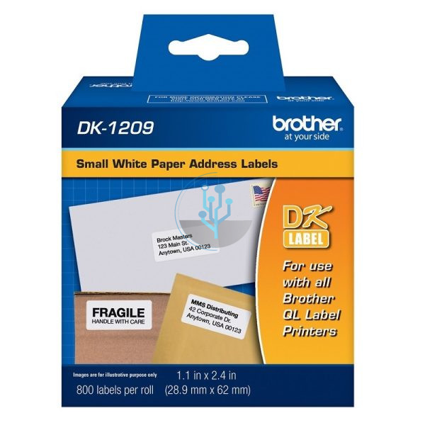Rollo Continuo Brother DK-1209 29mm X 62mm