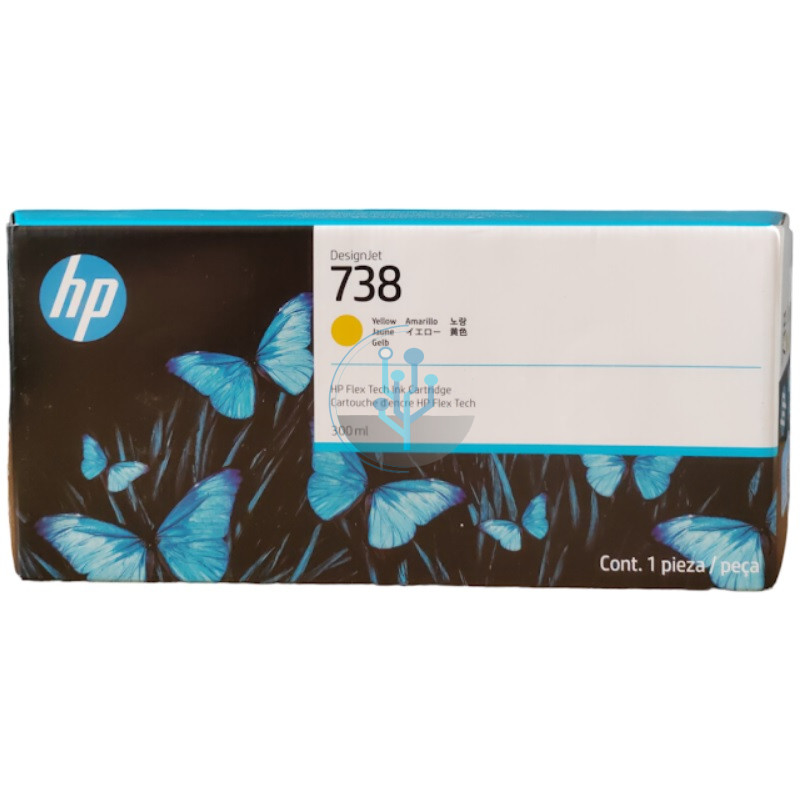 Tinta HP 676M8A (738) Yellow DesignJet T850, T950 300ml.