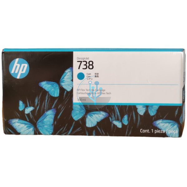 Tinta HP 676M6A (738) Cyan DesignJet T850, T950 300ml.
