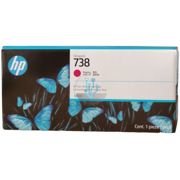 Tinta HP 676M7A (738) Magenta DesignJet T850, T950 300ml.