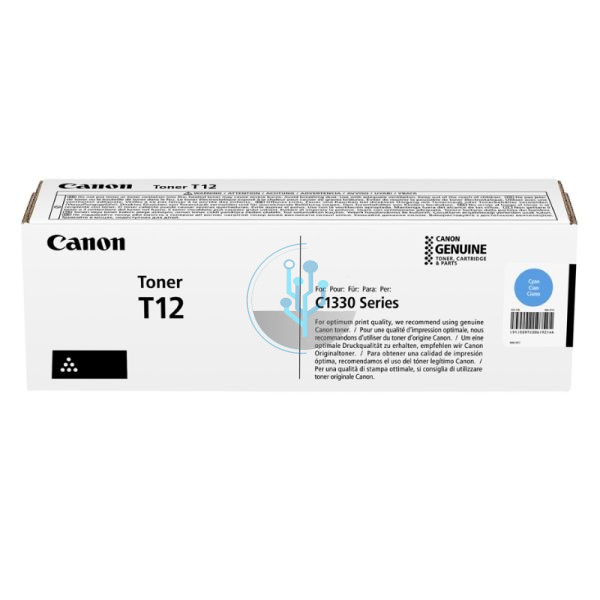 Toner Canon T12 Cyan I-SENSYS C1330 5,300 Paginas