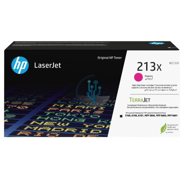 Toner HP W2133X (213x) l.j. 5800 Magenta 6k.