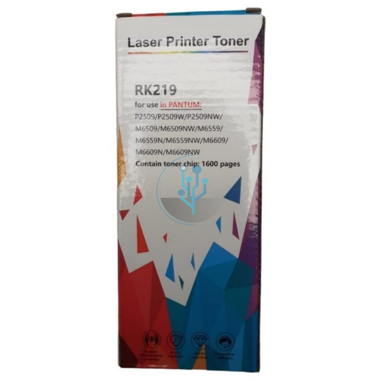 Recarga Pantum Compatible RK-219 Negro P2509, M6509 1,6k