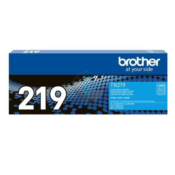 Toner Brother TN219C Cian mfc-l3760cdw 1,2k.