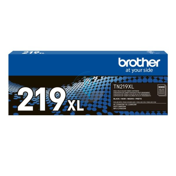 Toner Brother TN219XLBK Negro Mfc-L3760cdw 3000 Paginas