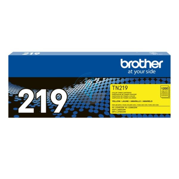 Toner Brother TN219Y Yellow mfc-l3760cdw 1,200 paginas