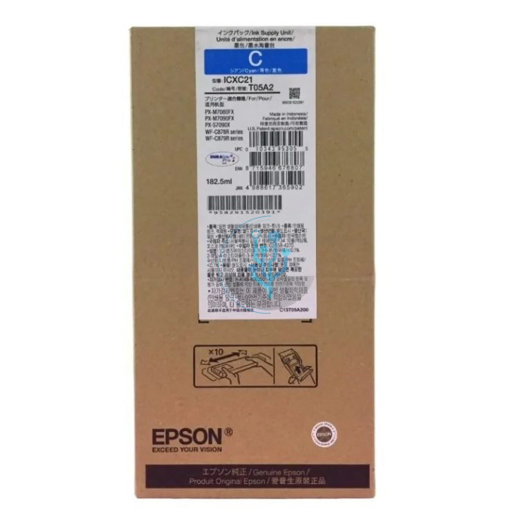 Tinta Epson T05A200 Cian Wf C878r, C879r 20,000 Paginas