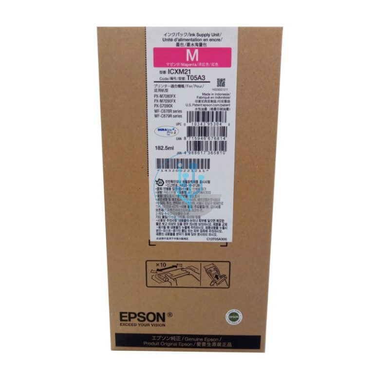 Tinta Epson T05A300 Magenta Wf C878r, C879r 20,000 Paginas