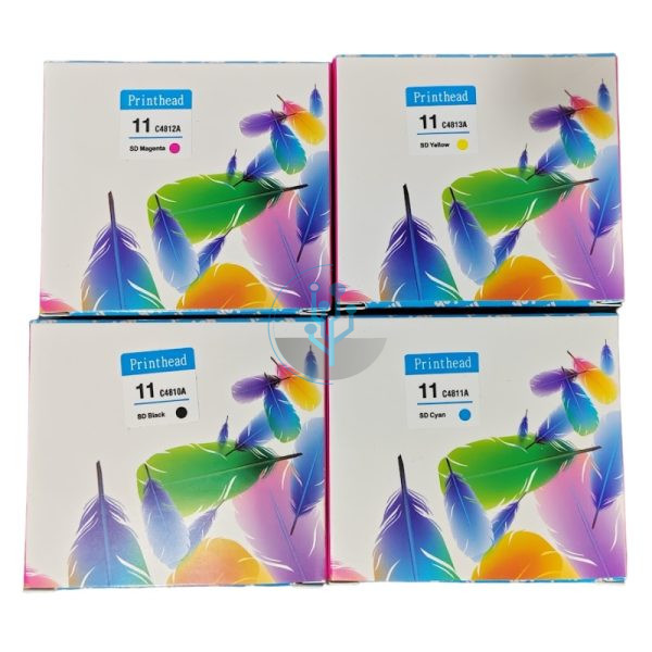 Kit de Cabezales HP 11 c4810a, c4811a, c4812a, c4813a Compatibles