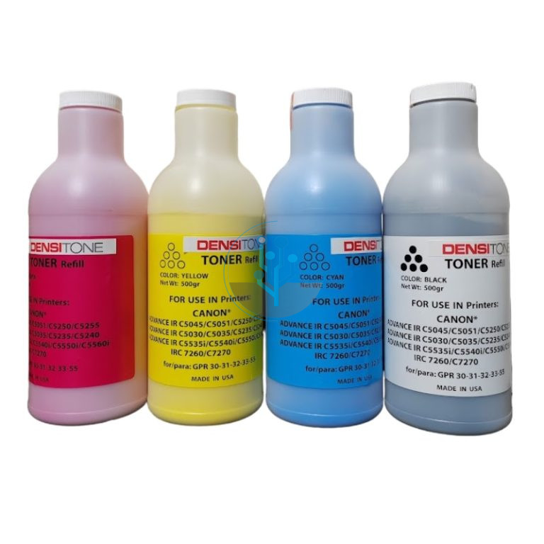 Kit De Insumos Canon 500gr Los 4 Colores Compatible