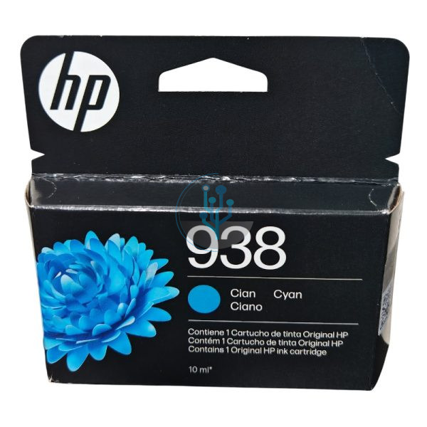 Tinta HP 4S6X5PL (938) Cyan OfficeJet Pro 9130, 9730 (800 Páginas)