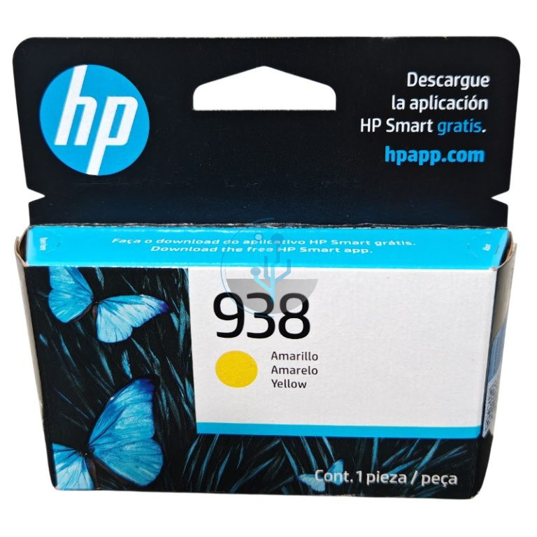 Tinta HP 4S6X7PL (938) Yellow OfficeJet Pro 9130, 9730 (800 Páginas)