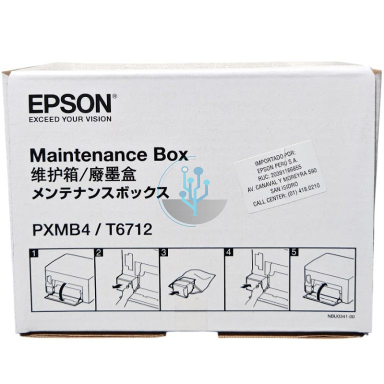 Caja de Mantenimiento Epson T671200 / PXMB4 WF-6090, WF-6590