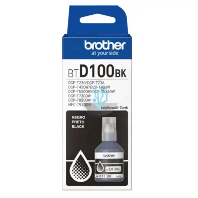 Tinta Brother [BTD100BK] Black DCPT530DW, DCPT730DW 7,500 Páginas