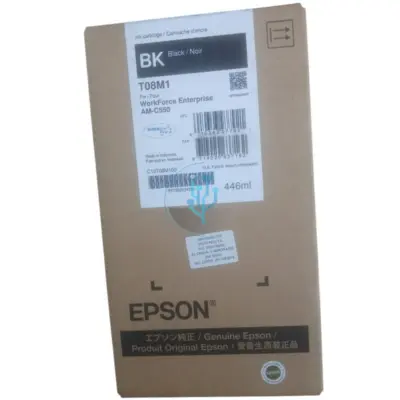 Cartucho de tinta Epson T08M100 negro original de alta capacidad para impresora WorkForce Enterprise AM-C550